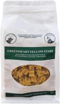 Yellow Stars Snacks For Dogs (1 Kg) - 100% Natural and Vegan Ingredients