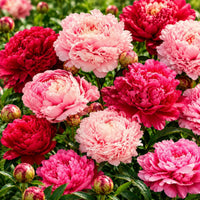 PAEONIA Lactiflora ROSSA E ROSA (2 Radici)
