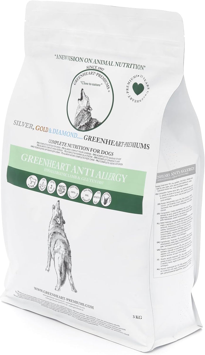 Anti-Allergy Kibble for Sensitive Dogs (3 Kg) - 100% Natural Ingredients