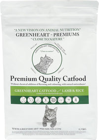 Crocchette per gatti adulti da 1,5 kg AGNELLO E RISO - Senza Glutine, 100% Ingredienti Naturali