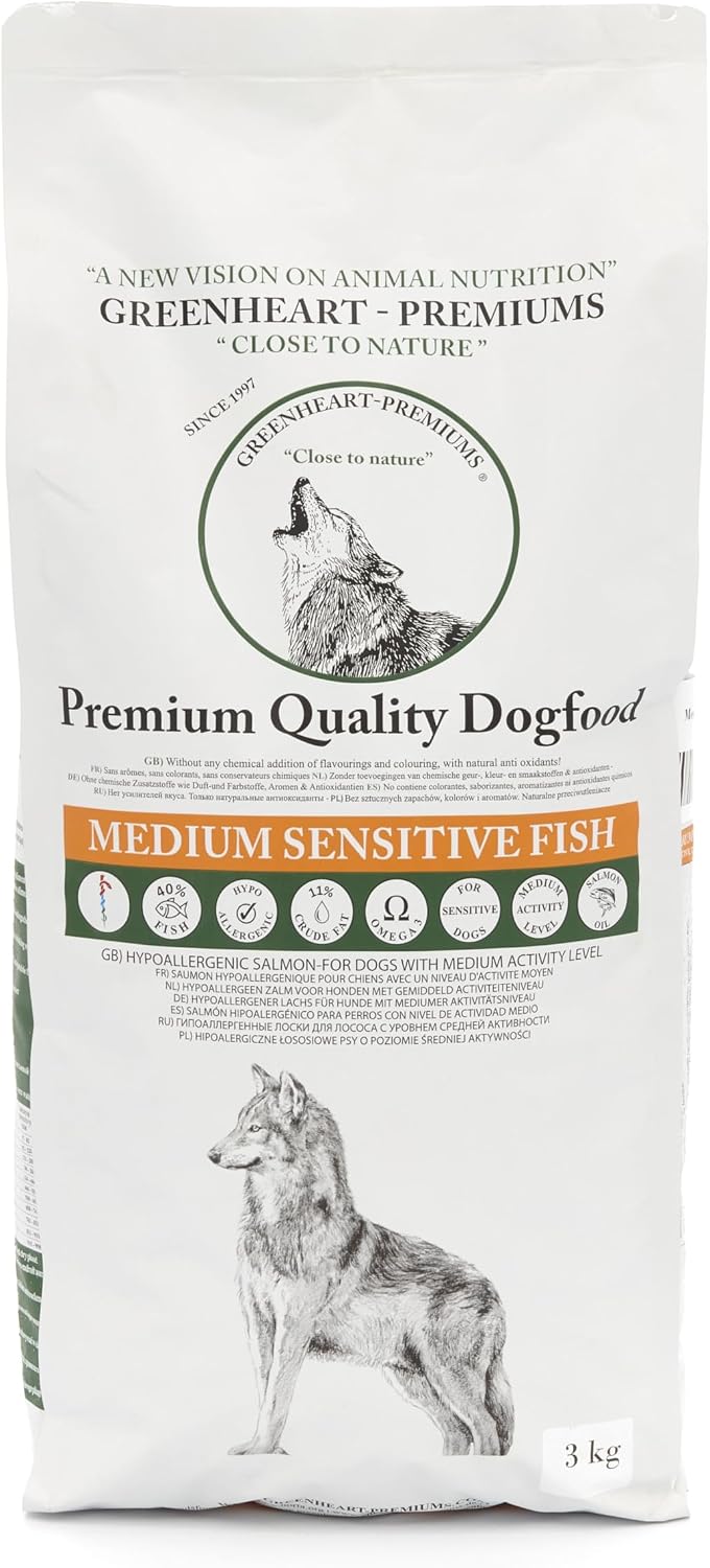 Crocchette Ipoallergeniche al Salmone per cani adulti (3 Kg) - 100% Ingredienti Naturali