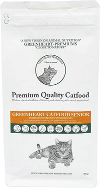 Crocchette per gatti anziani (500 gr) - SENIOR CON PESCE E RISO - Senza Glutine, 100% Ingredienti Naturali