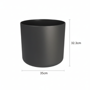 Vaso Elho B. for Soft – Antracite – Ø35 cm