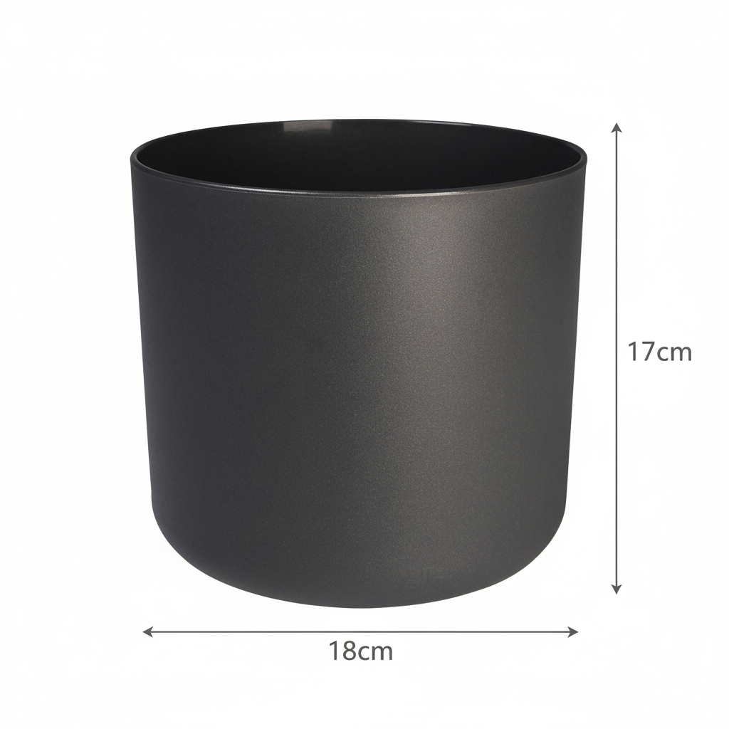 Elho B.for soft - Anthracite - ⌀18 cm ↕17cm