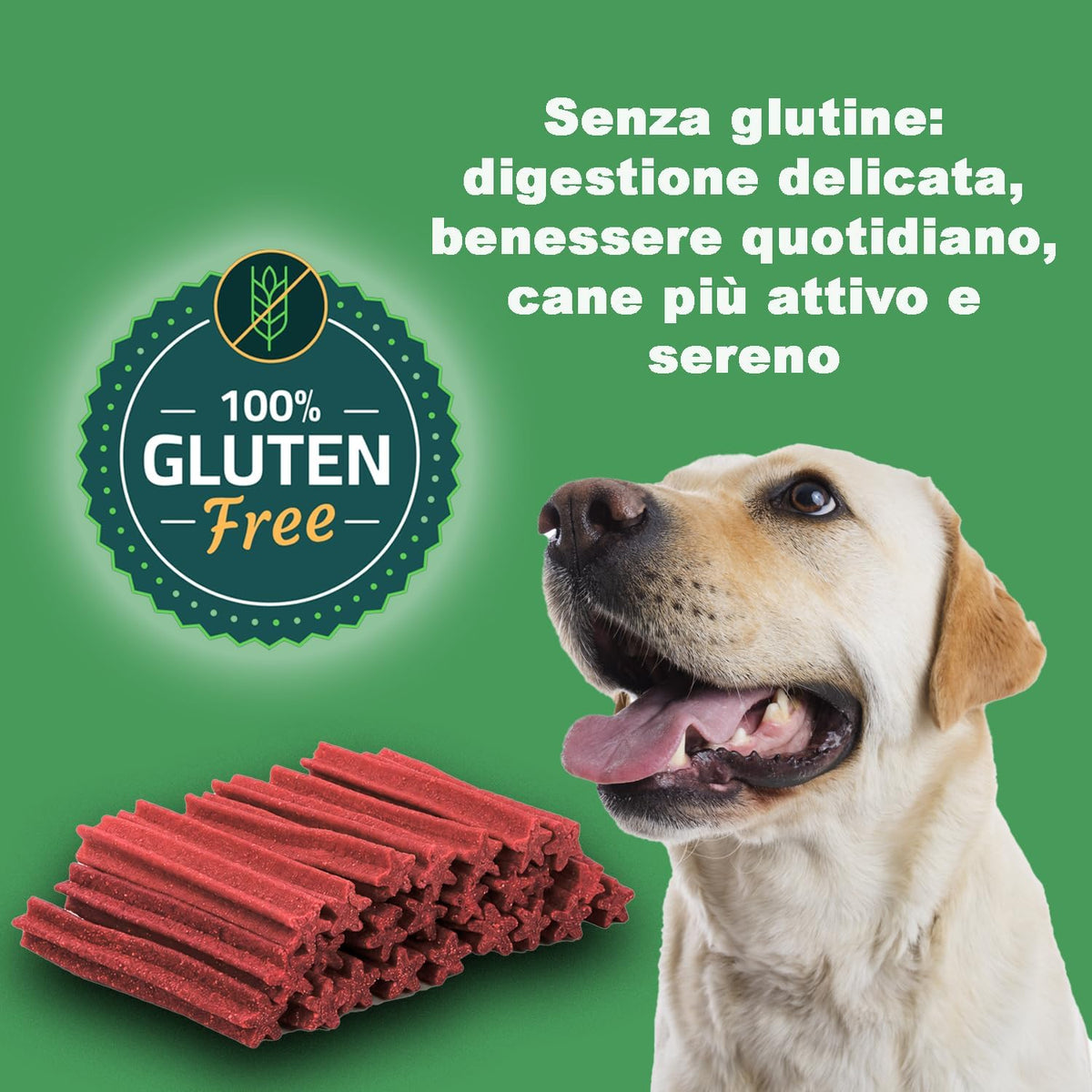 Red Bars Snacks For Dogs (1 Kg) - 100% Natural and Vegan Ingredients