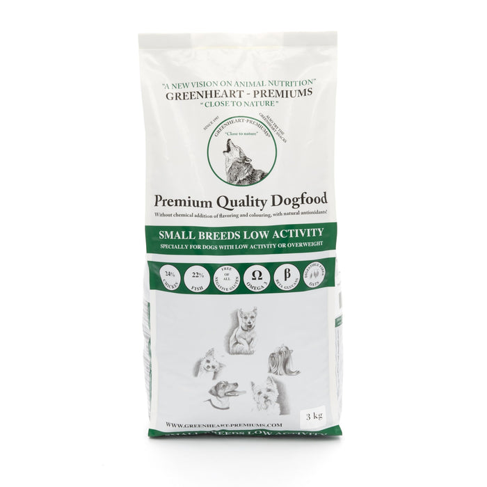Crocchette per cani di piccola taglia a bassa attività fisica (3 Kg) - 100% Ingredienti Naturali