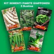 JAPANESE SEEDS KIT - 5 Seeds bag (Cape Gooseberry - Physalis peruviana, Lemongrass- Cymbopogon, Cotton Plants-Gossypium, Mexican Mini Cucumber, Shamy Sense Plant-Mimosa Pudica)
