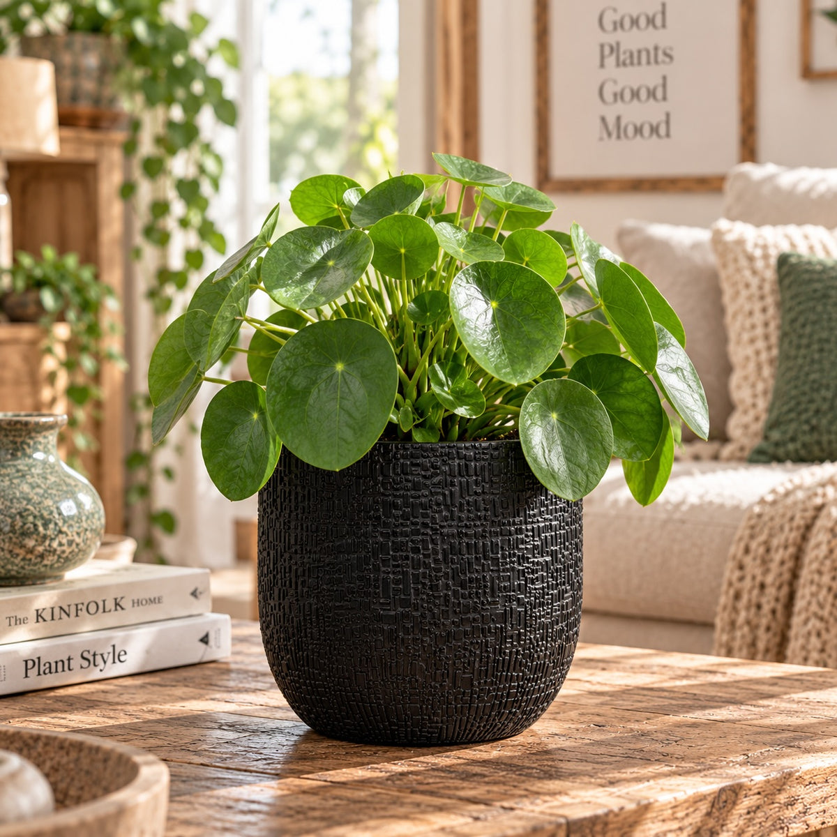 Capi Pot Bol Skin – Anthracite - Ø14 - h13 cm