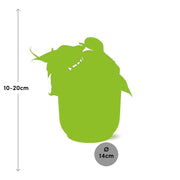 Philodendron scandens in ELHO Vibes Fold, Pink, Ø14cm ↕15cm