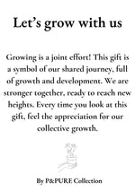 Load image into Gallery viewer, Sansevieria Gift "Let's Grow With Us" WITH GREETING CARD! - Ø12cm - ↕30cm
