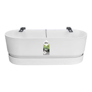 Elho Greenville Easy Balcony – White - Ø25 cm