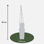 Load image into Gallery viewer, Clematis Miss Bateman (White Clematis) - Ø15cm - ↕65cm
