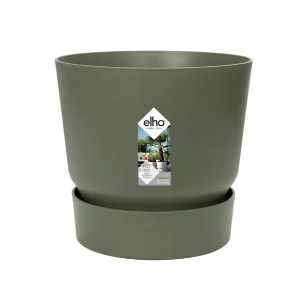 Vaso Elho Greenville Round – Verde Foglia Ø20 cm