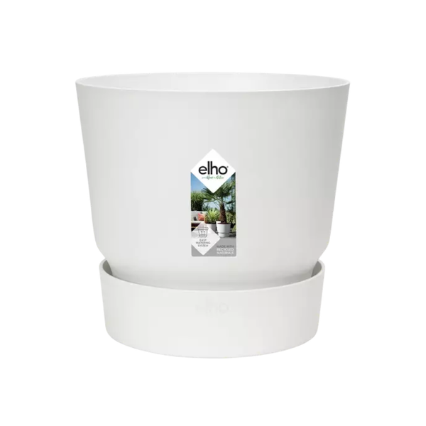 Vaso Elho Greenville Round – Bianco Ø20 cm