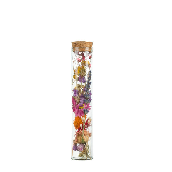 Fiori Secchi – Bottiglia dei Desideri Media – Multicolore – 6 pezzi – ↕15 cm