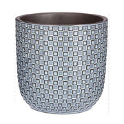 Pot Relief Blauw – Ø13.5cm