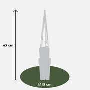 Clematis 'The President' - 3 plants - ↨65cm - Ø15